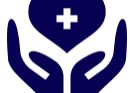 Medical care emblem with heart